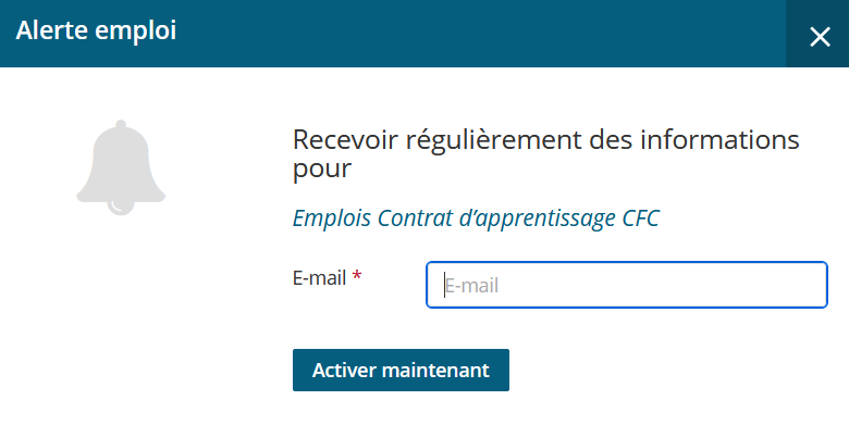 Capture d’écran du bouton - Activer maintenant.